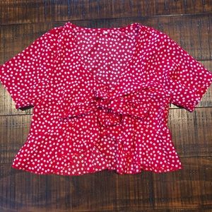 Blouse crop top
